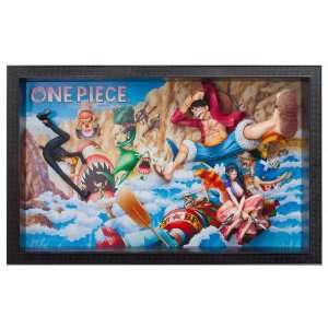  ONE PIECE Episode 3D Frame 2 (29.8 x 46.8 x 7 cm) [JAPAN 