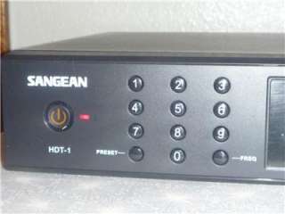 SANGEAN HDT 1 HIGH DEFINITION/HD RADIO RECEIVER WITH REMOTE CONTROL 