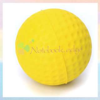 Yellow Soft Foam Golf Tranning Ball Swing Practice Shot Indoor 