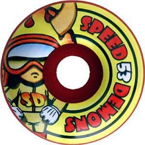 Speed Demon Hot Head Skateboard Wheels (53mm)  Sports 