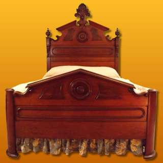 Abraham Lincoln Hand carved Walnut Bed  