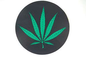 Marijuana Pot Leaf 420 Biker Car Sticker Decal (S79)  