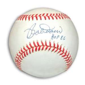  Bobby Doerr Autographed Baseball with HOF 86 Inscription 