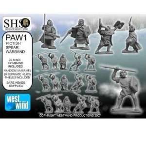   Miniatures 28mm Pictish Spear Warband (SHS) (20) Toys & Games