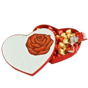 True Love Heart Box (2lbs of Chocolate & 2 Decorated Chocolates 