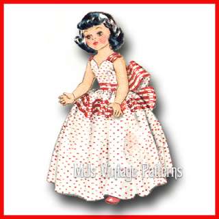 Vintage Pattern 14 Toni Doll ~ Bride Wedding Dress  