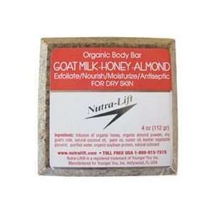   Organic Body Bar Goat Milk Honey Almond