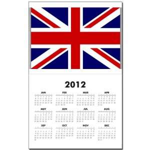  Calendar Print w Current Year British English Flag HD 
