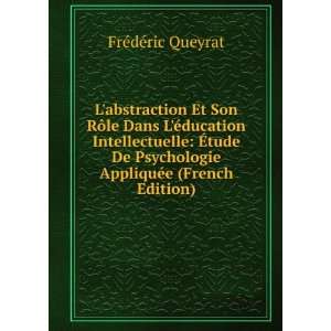   AppliquÃ©e (French Edition) FrÃ©dÃ©ric Queyrat Books