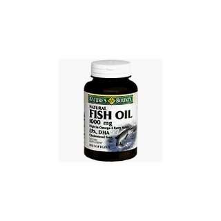 Fish Oil 1000 mg (Cholesterol Free),by NBY 50 softgels