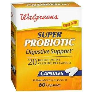   Super Probiotic Digestive Support Capsules, 60 
