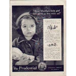   live with us  1941 The Prudential Insurance Company Ad, A0375A