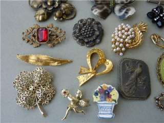   lot of 29 brooches/pins   ALL wearable and in good wearable condition