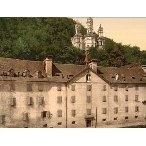 Vintage Travel Poster   The monastery Betharram Pyrenees France 24 X 