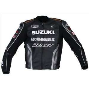 Joe Rocket Suzuki Replica Superbike Mens Leather Motorcycle Jacket 