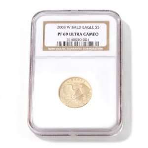  2008 $5 Bald Eagle Gold PF69 NGC Commemorative Coin 
