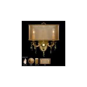 American Brass and Crystal WS6532 OS GT 03G ST DC Llydia 2 Light Wall 