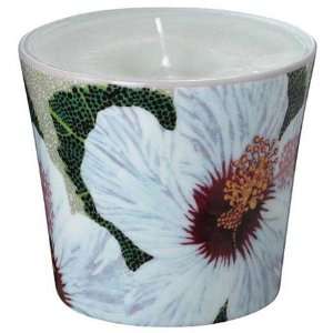  Raynaud Fleur Exquise Hibiscus Candle Pot