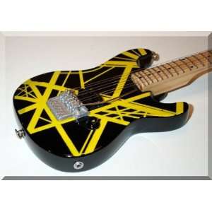  Van Halen/Eddie No.2 Y&B Handmade Miniature Guitar 