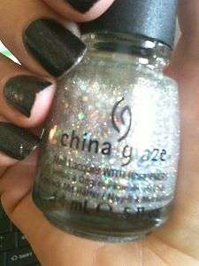 china glaze shooting stars HOLOGRAPHIC Glt nail polish  