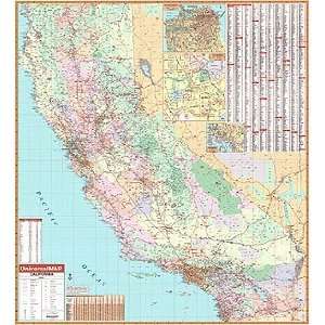  Universal Map 1933627 California Wall Map Backboard 