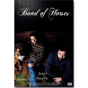 Band of Horses Poster   Df Concert Flyer 