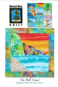Island Kauai NA PALI COAST~Batik Applique Quilt Pattern  