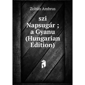   szi NapsugÃ¡r ; a Gyanu (Hungarian Edition) ZoltÃ¡n Ambrus Books