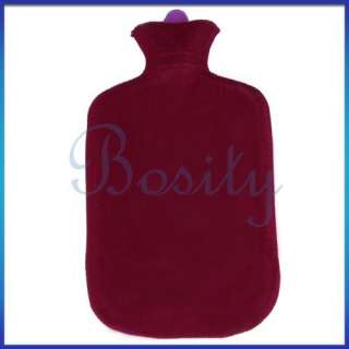 2L Hot Water Rubber Bottle Bag Warm Bed Doctor Medical  