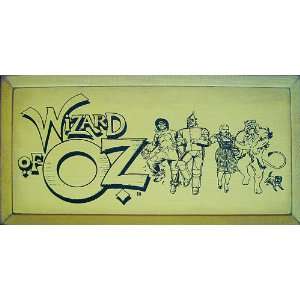  Wizard Of Oz Wooden Sign