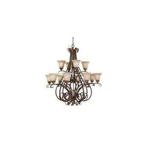 Sonoma Valley Collection 12 Light Chandelier 45 W Murray Feiss F2079 
