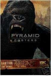 King Kong Scream Movie Large Poster 36x24 NEW SEALED  
