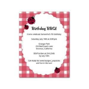  Invitations   Ladybug Picnic By Studio Basics