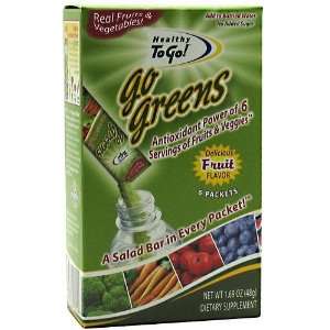  To Go Brands Go Greens, 6 packets [1.69 oz (48 g)] Health 