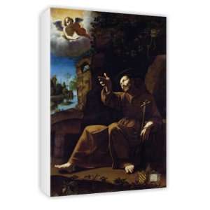 St. Francis of Assisi Consoled by an Angel   Canvas 