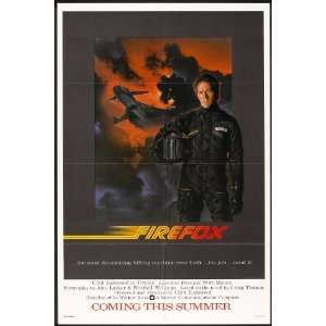  FIREFOX original 1982 one sheet movie poster CLINT 