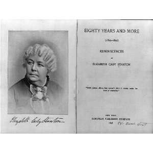  Elizabeth Cady Stanton,1815 1902,social activist 