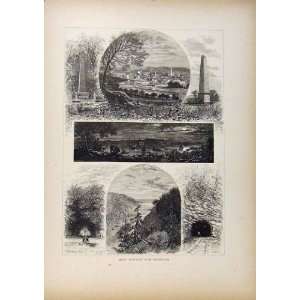  Picturesque America New London And Norwich Engraving
