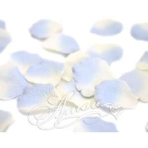  600 Silk Rose Petals Blue Angel