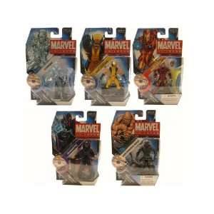   Wave 16 Set of 5 Magneto Ice Man Absorbing Man Wolverine Tony Stark