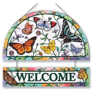  Amia 11 Inch Welcome Panel with Butterfly Design