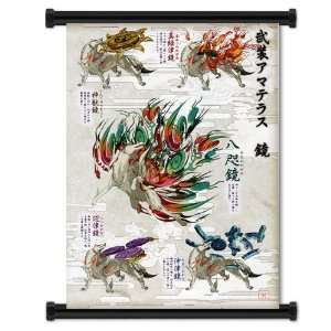  Okami Game Fabric Wall Scroll Poster (16x23) Inches 