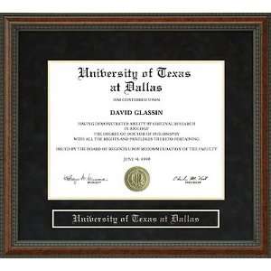 University of Texas at Dallas (UTD) Diploma Frame  Sports 