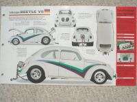 1965 VW BEETLE HEMI V8 BUG SPEC SHEET/Brochure/Prospek  