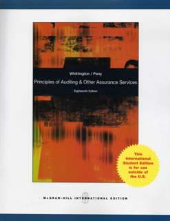   of Auditing and Other Assurance Services (18th InternationalEdition