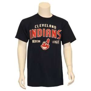  MLB Name and Logo Team T Shirts   Cleveland Indians 