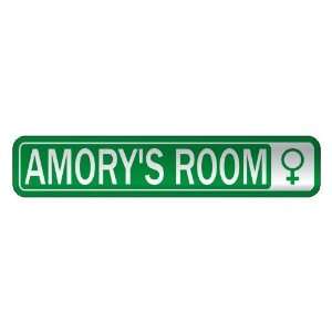   AMORY S ROOM  STREET SIGN NAME