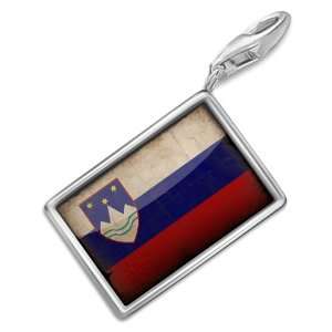  FotoCharms Slovenia Flag   Charm with Lobster Clasp For 