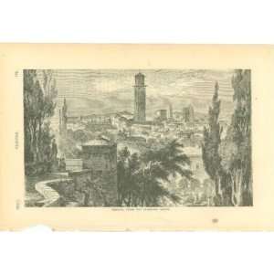  1877 Verona Italy Amphitheatre Piazza Delle Erbe 