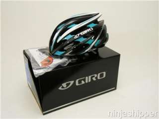 2012 Giro Aeon Black and Turquoise Bicycle Helmet   MEDIUM   NEW 